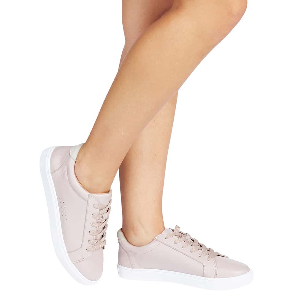 Serena Sneaker in Blush Leather