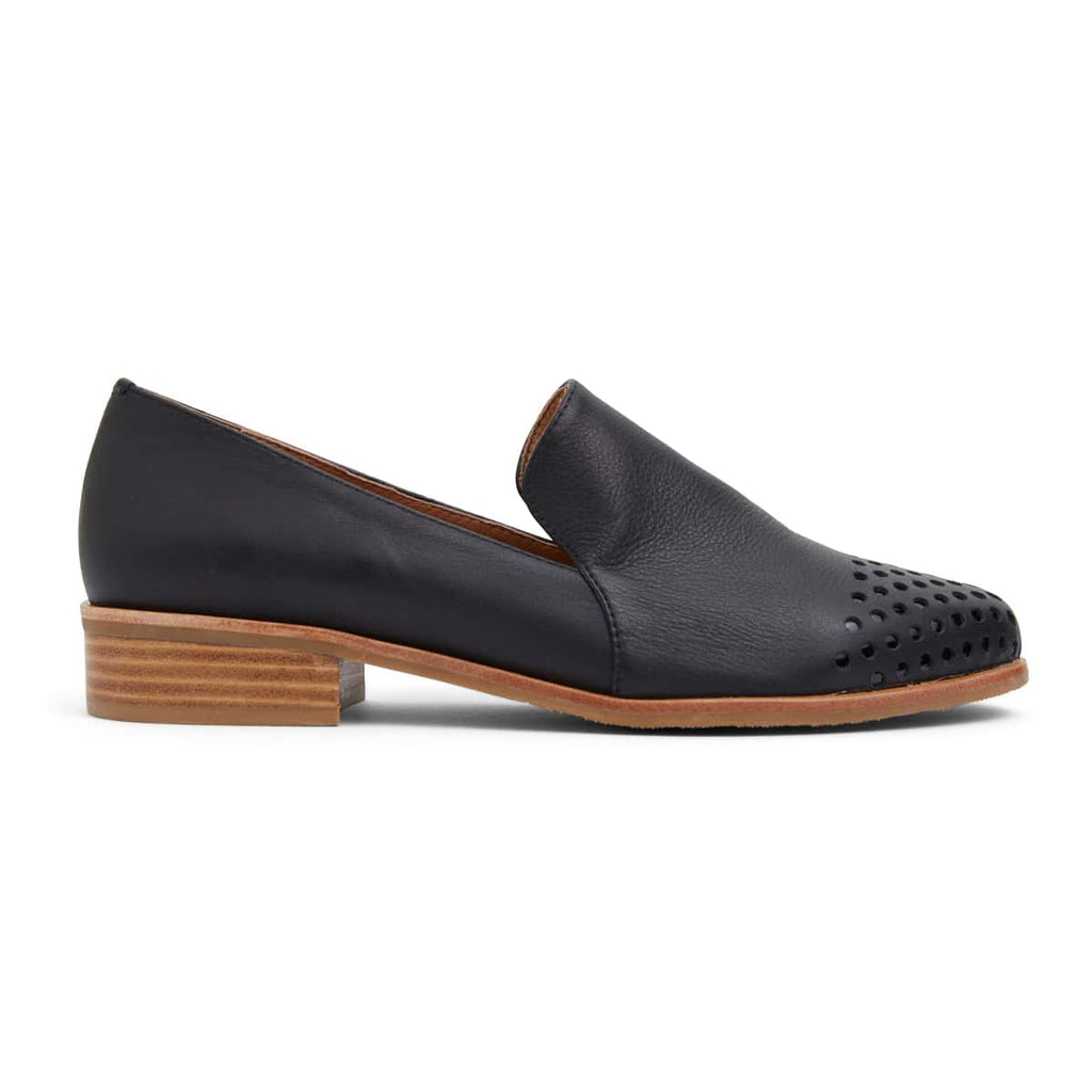 Shade Loafer in Black Multi Leather Sandler Shoe HQ