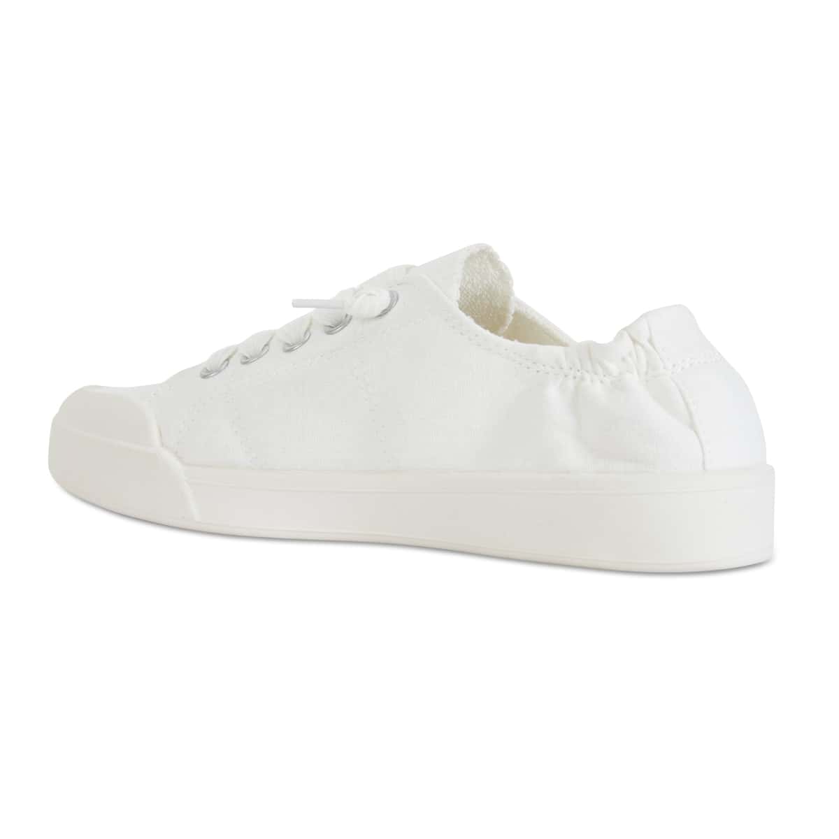 Switch Sneaker in White Canvas