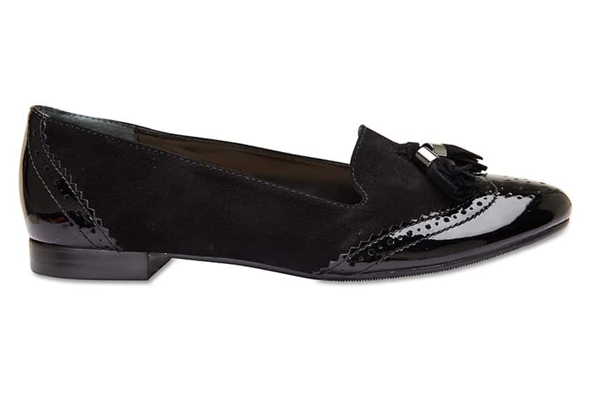 Trudy Loafer in Black Patent