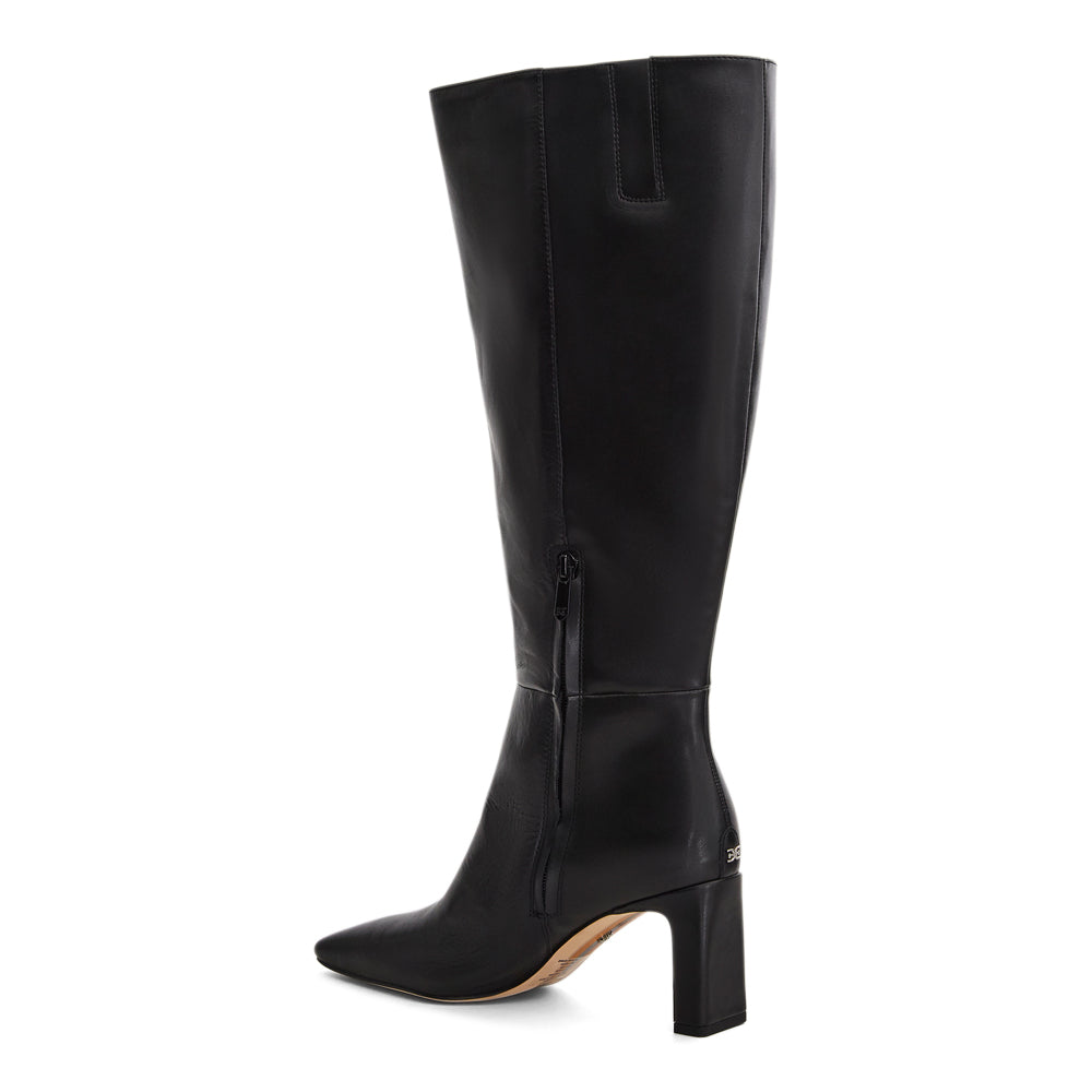 Sylvia Boot in Black Wc Glove Leather