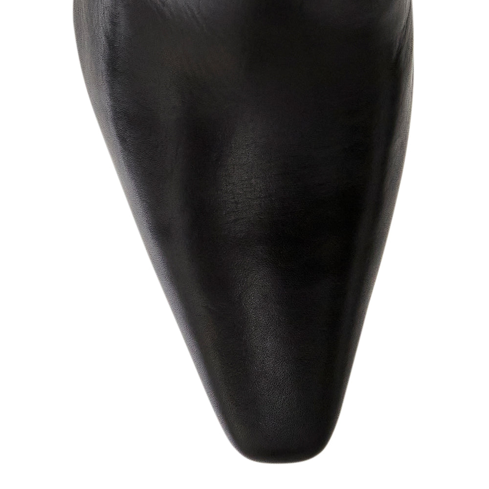 Sylvia Boot in Black Wc Glove Leather