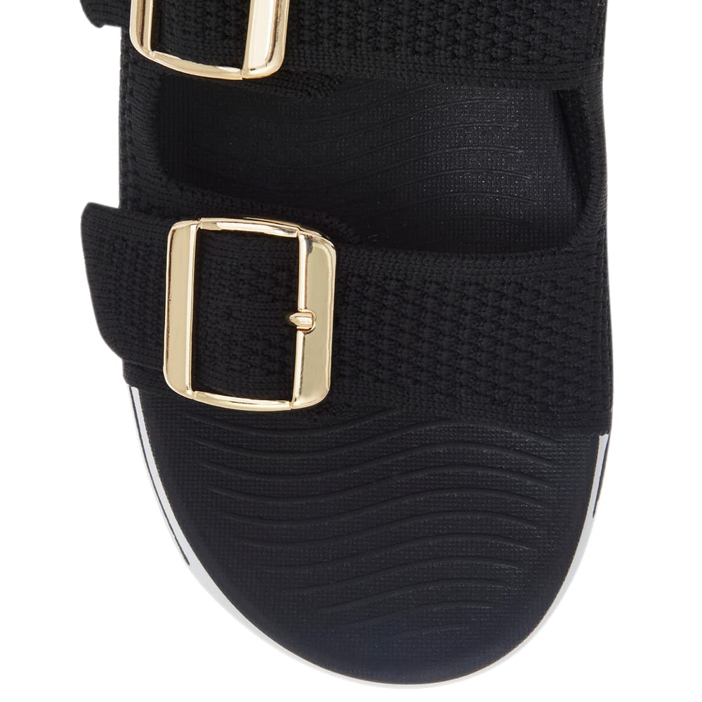 Adena Slide in Black Weave