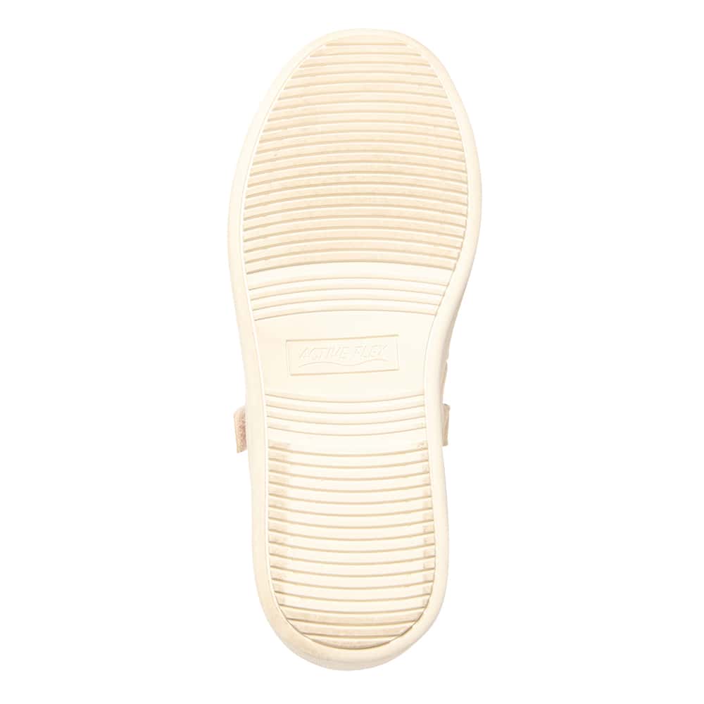 Albany Flat in Gold Metallic Suede Suede