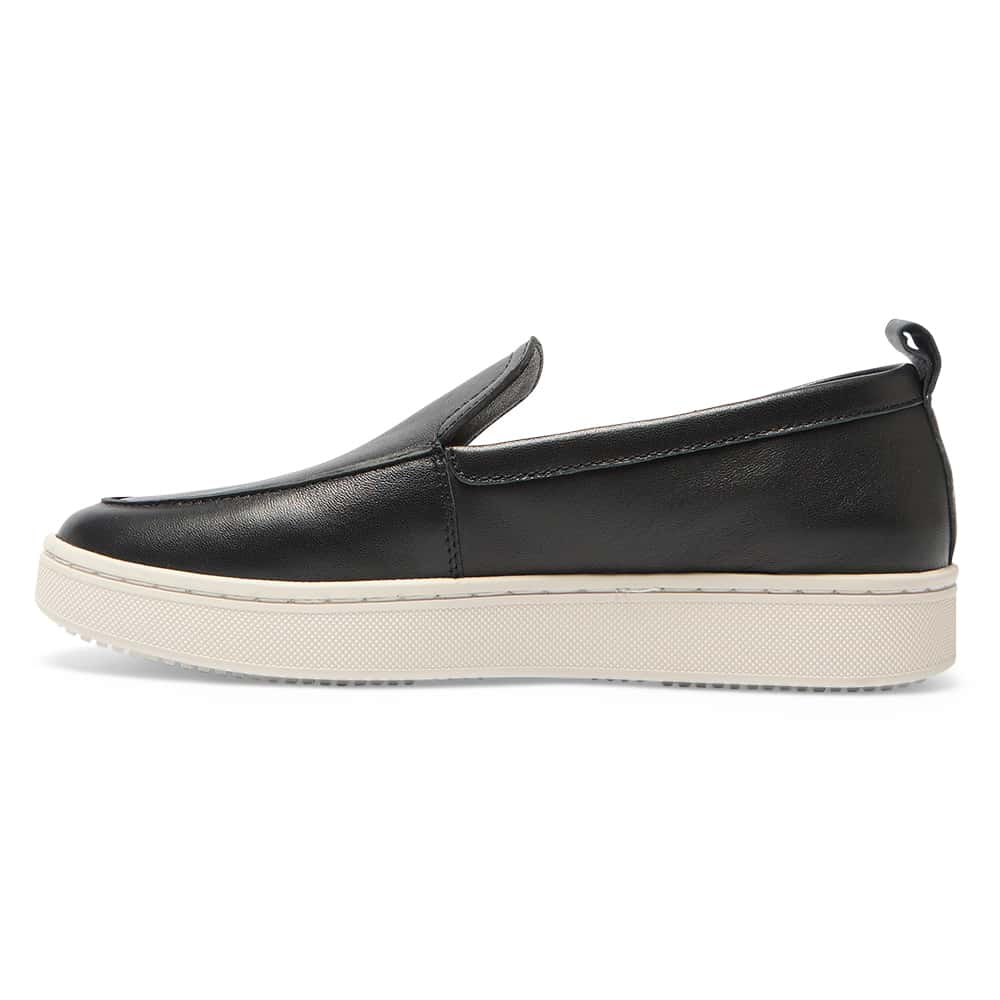 Angus Loafer in Black Leather