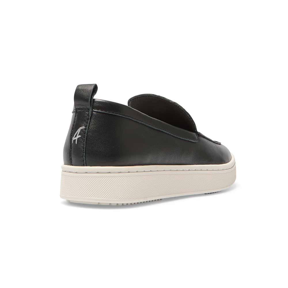 Angus Loafer in Black Leather