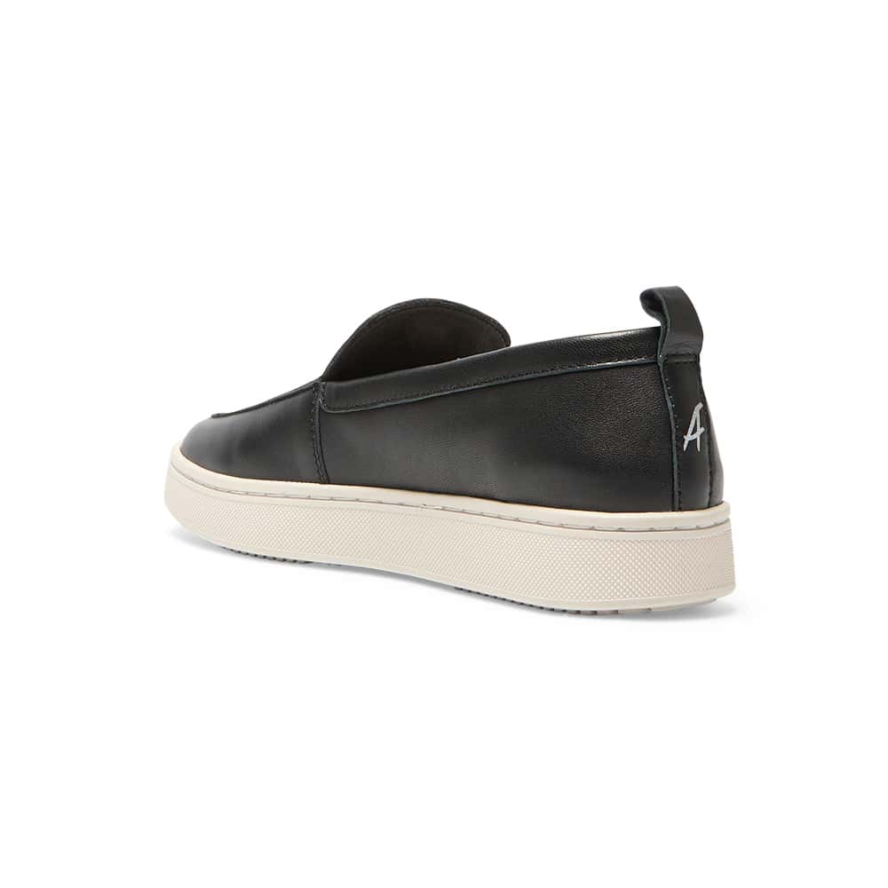 Angus Loafer in Black Leather