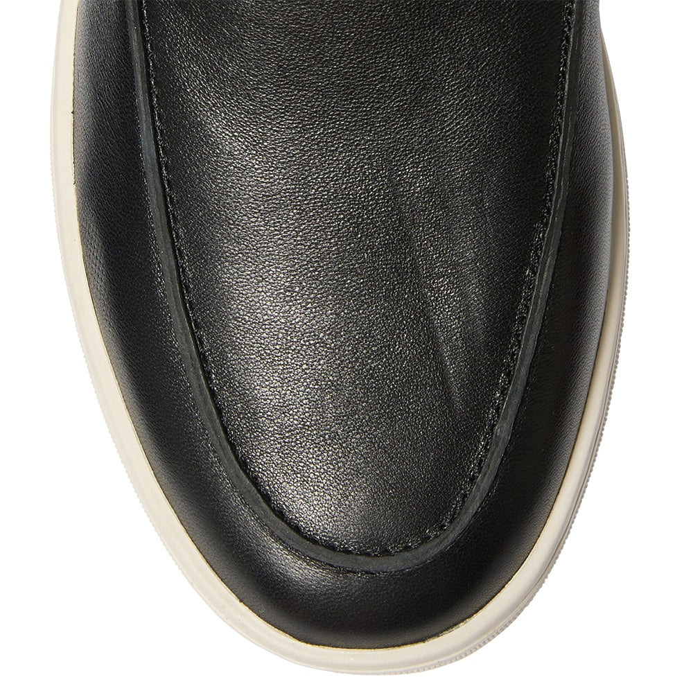 Angus Loafer in Black Leather