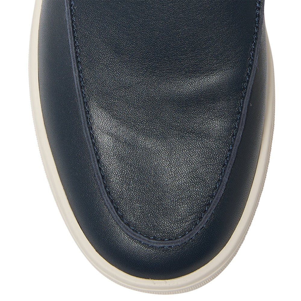 Angus Loafer in Navy Leather