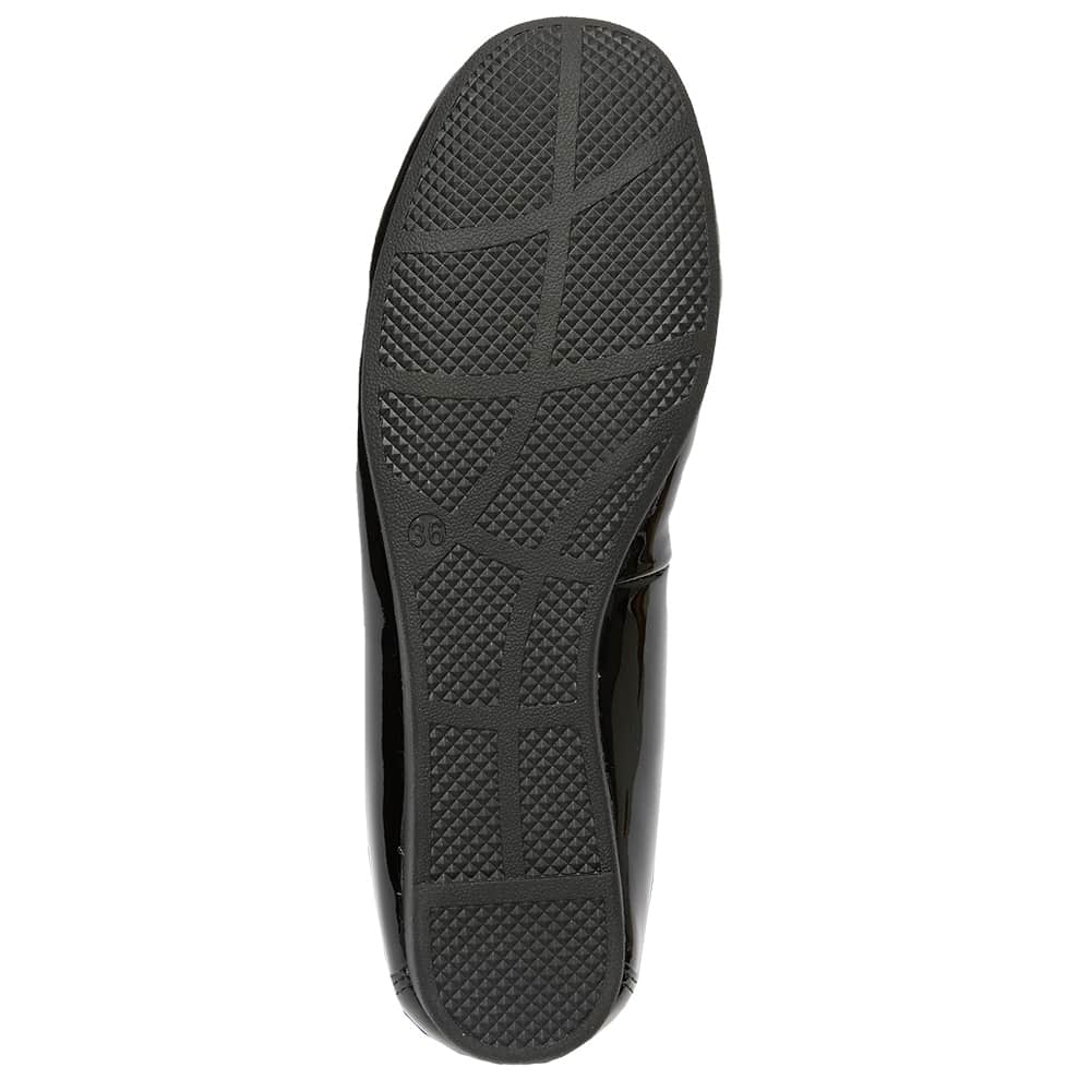 Belamy Ballet Flat in Black Patent