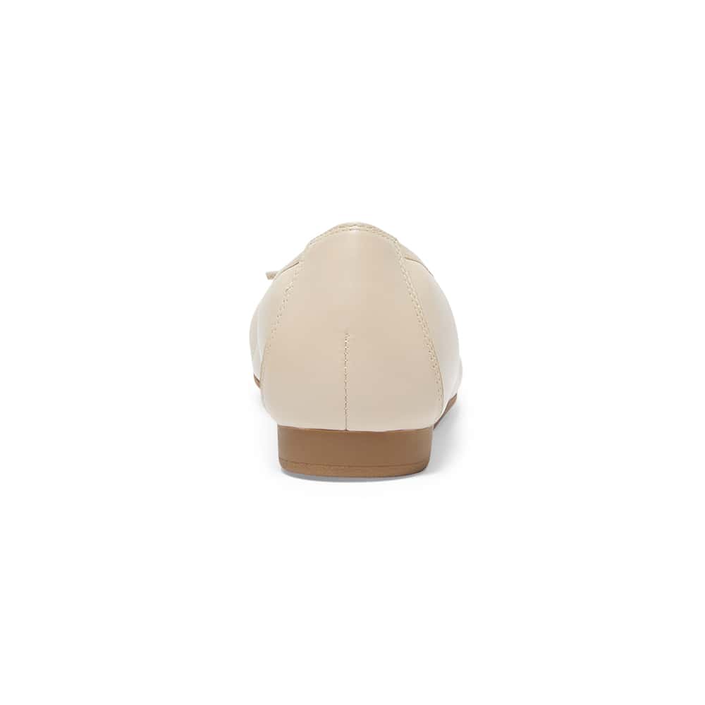 Belamy Ballet Flat in Nude Leather
