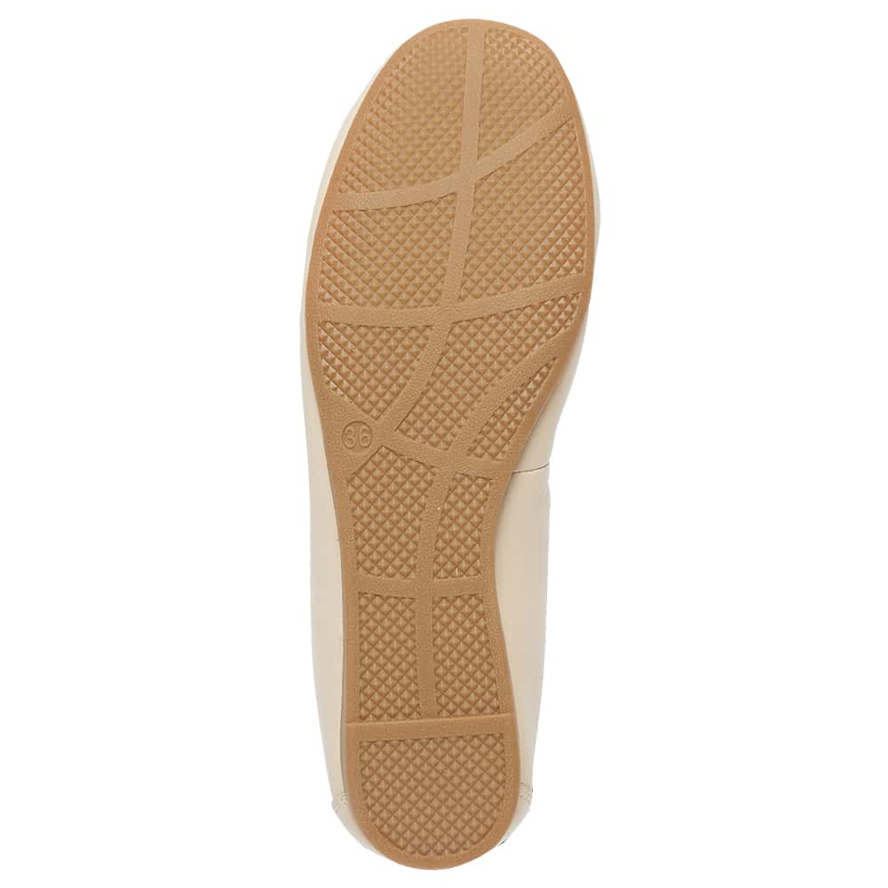 Belamy Ballet Flat in Nude Leather
