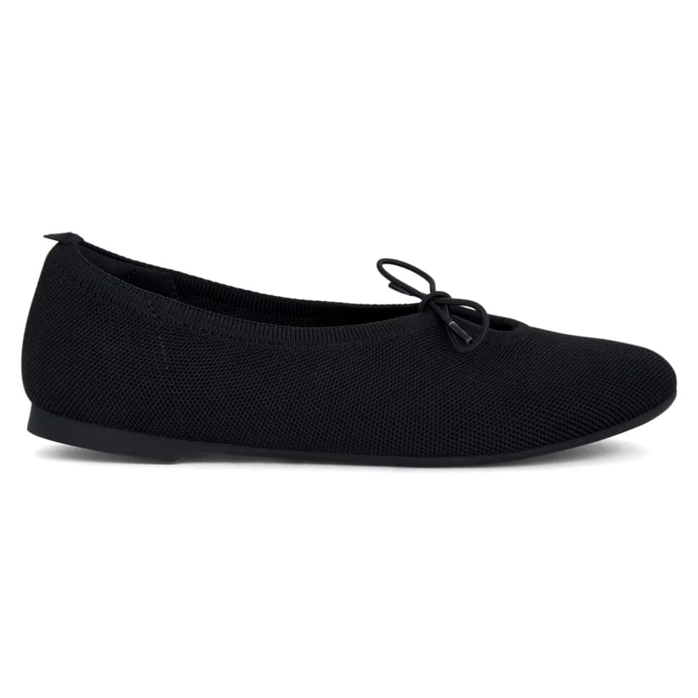 Dimity Ballet Flat in Black