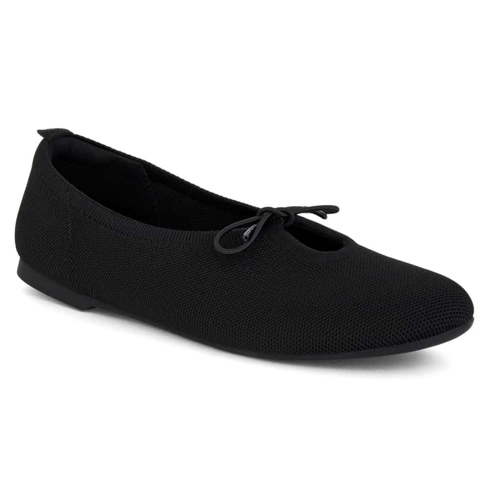 Dimity Ballet Flat in Black