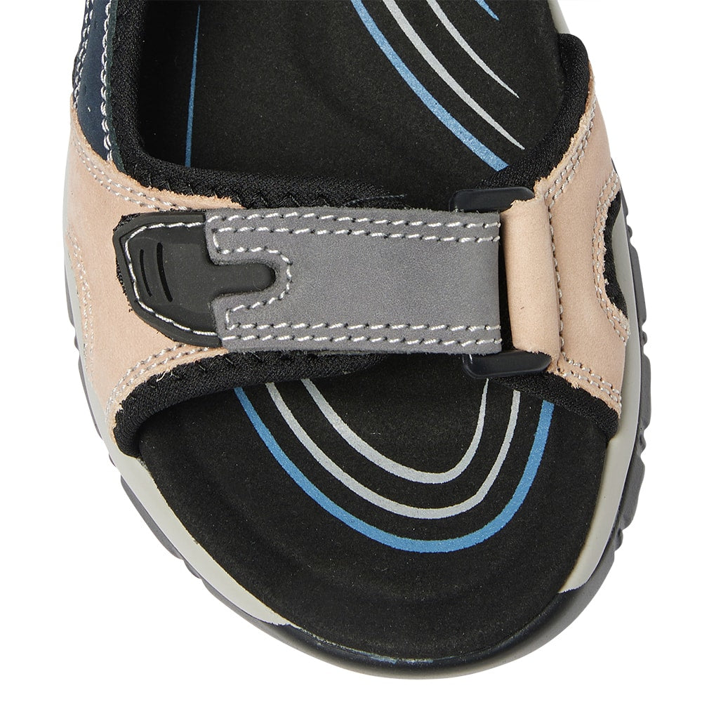 Harvey Sandal in Blush/grey Multi
