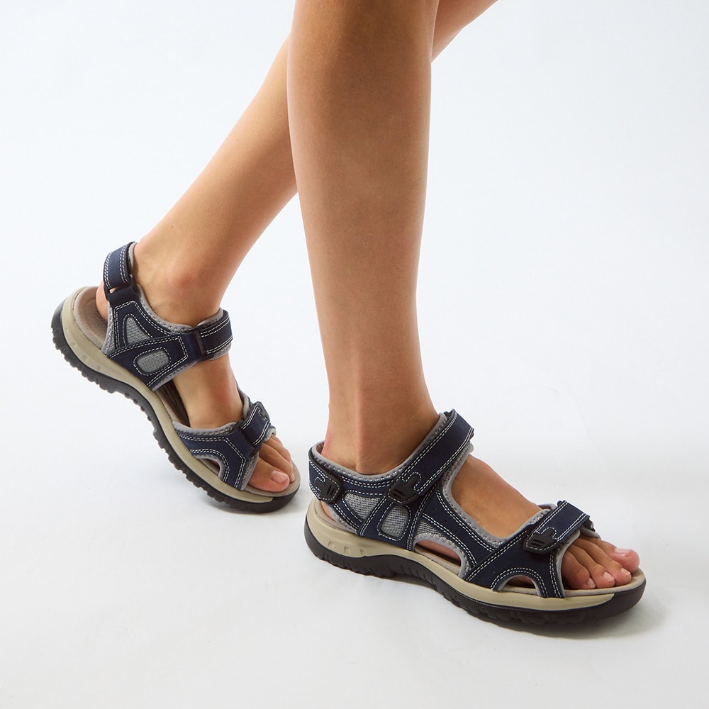 Harvey Sandal in Navy