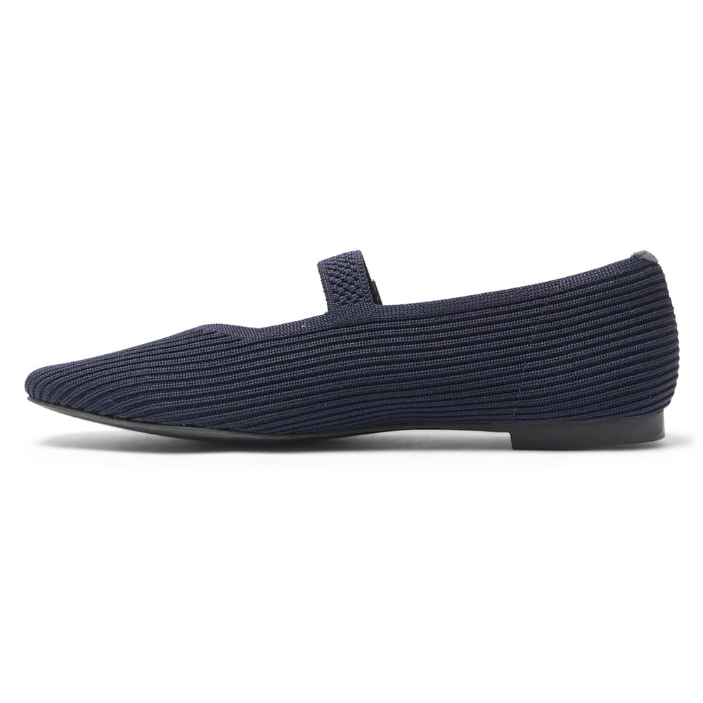 Jazz Ballet Flat in Navy