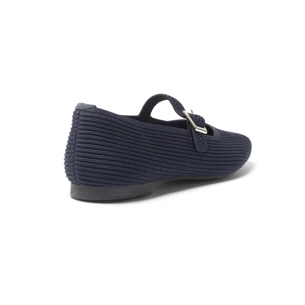 Jazz Ballet Flat in Navy