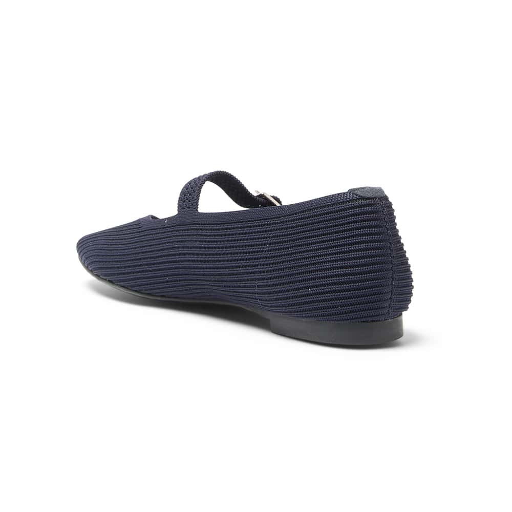 Jazz Ballet Flat in Navy