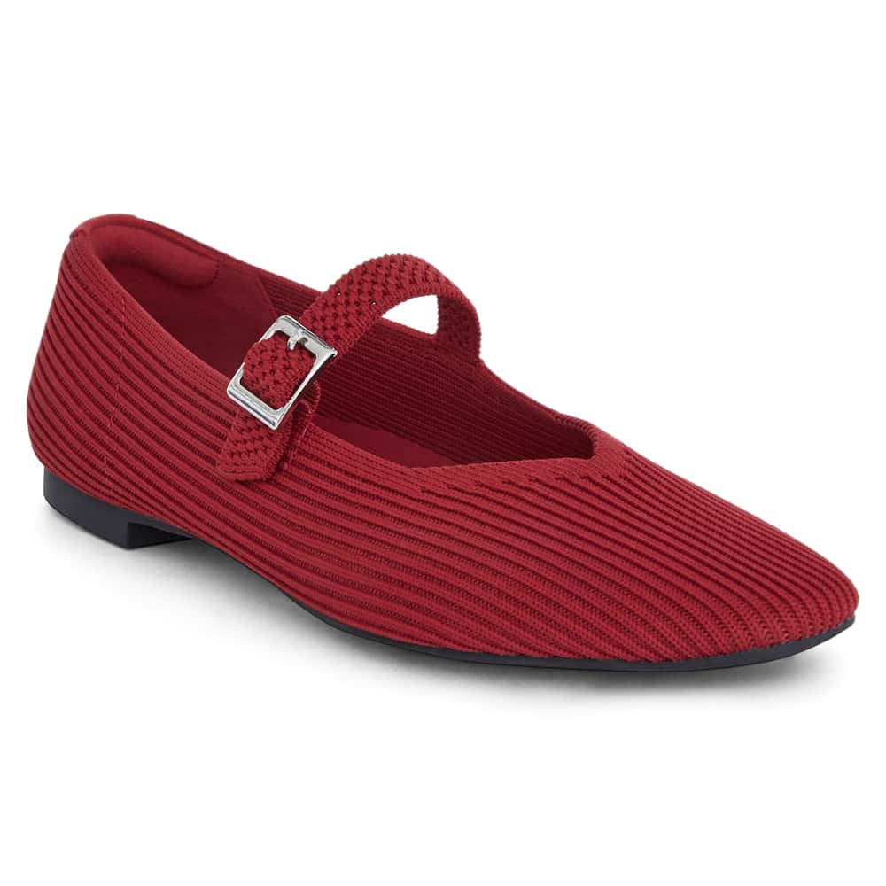 Jazz Ballet Flat in Red