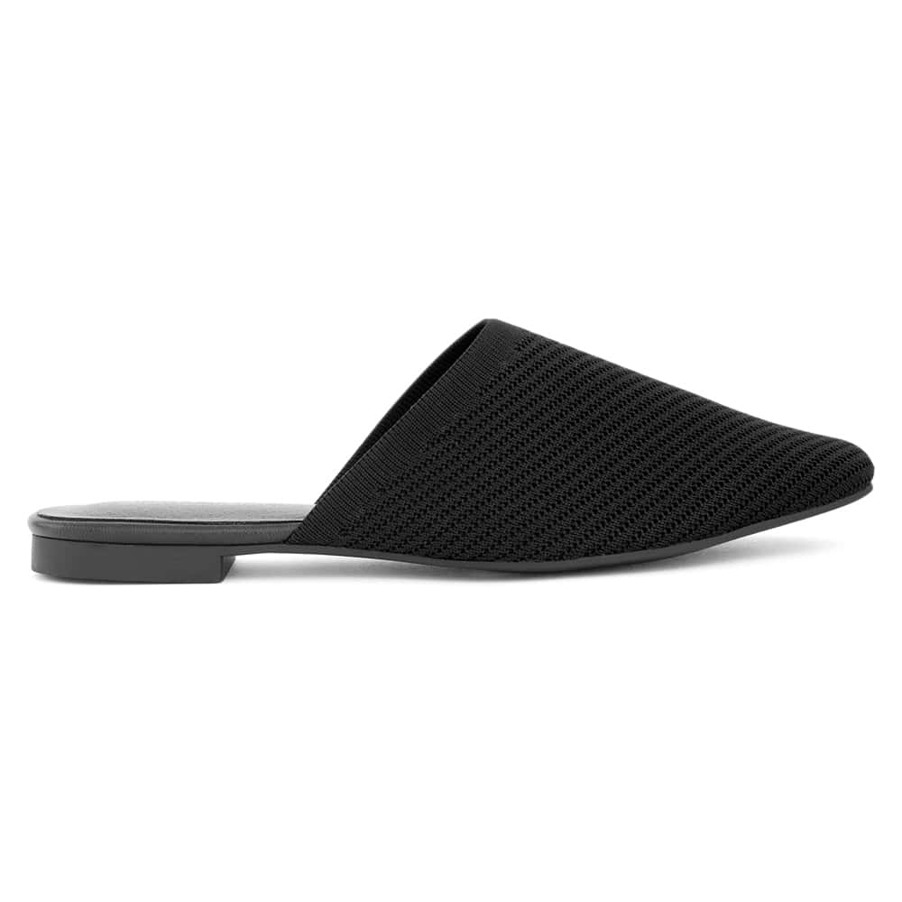 Jolly Slide in Black Knit