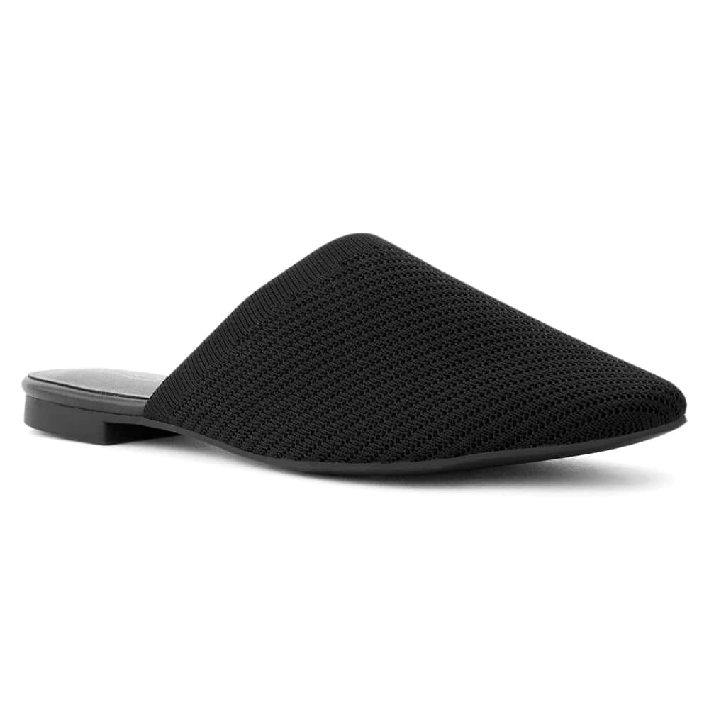 Jolly Slide in Black Knit