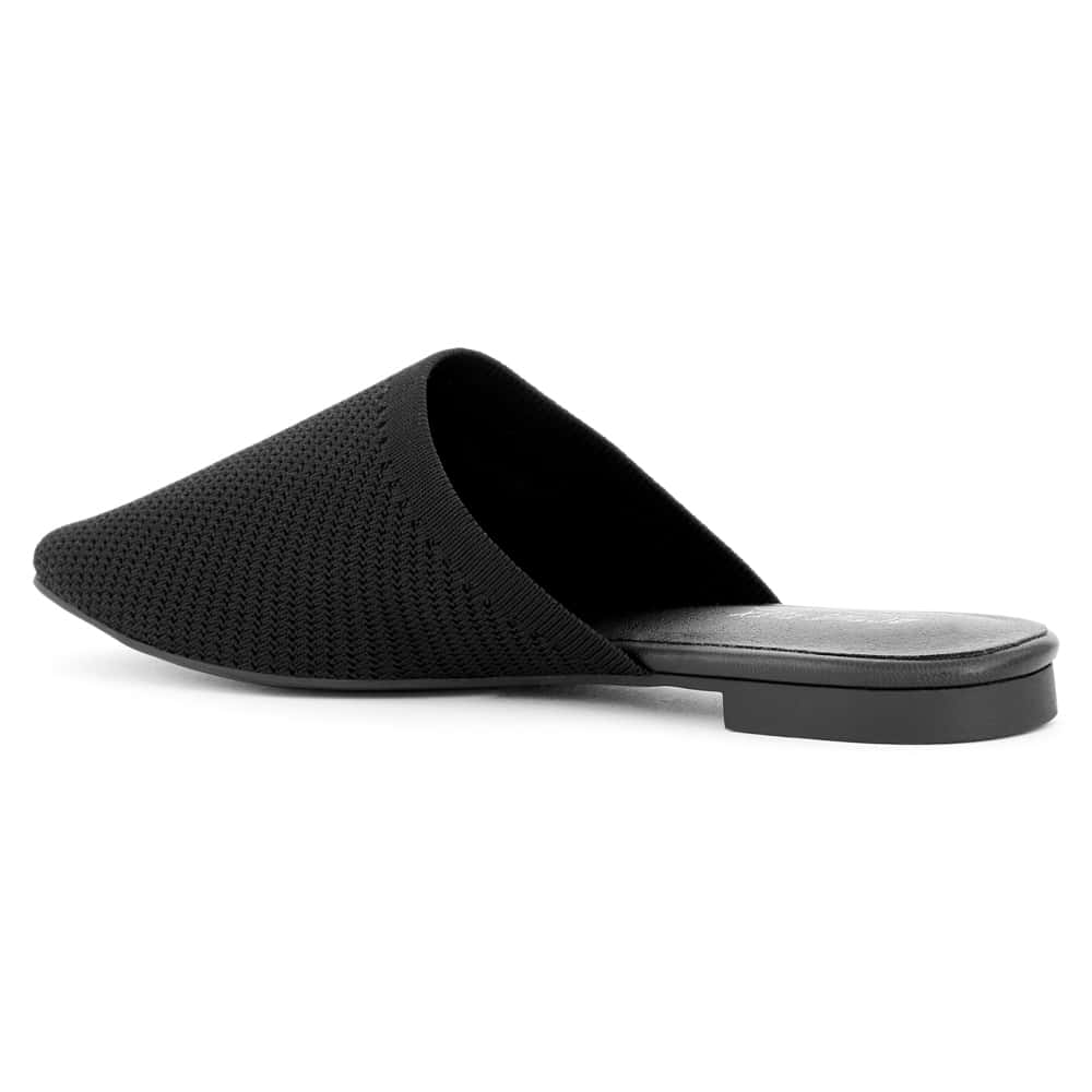 Jolly Slide in Black Knit
