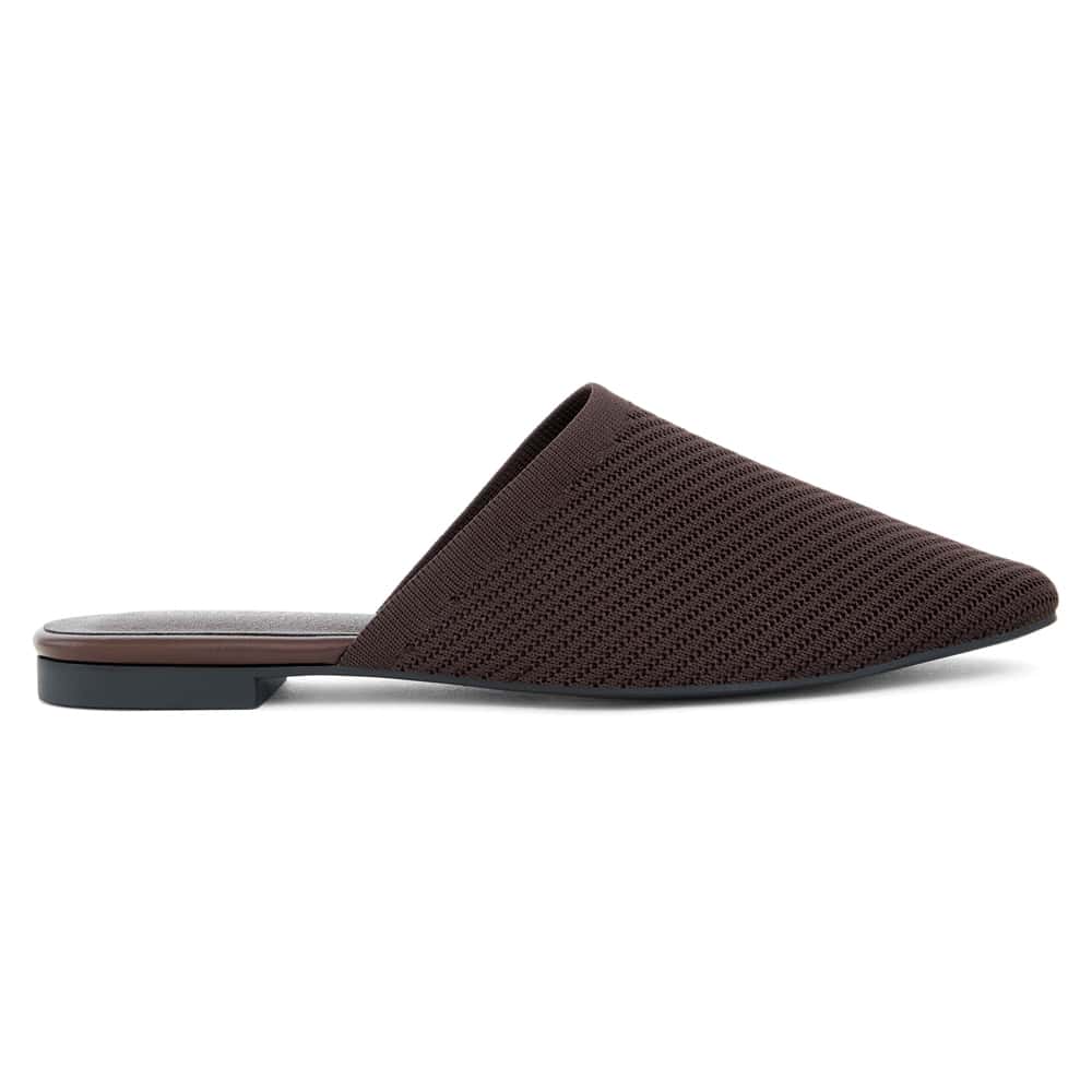 Jolly Slide in Chocolate Knit