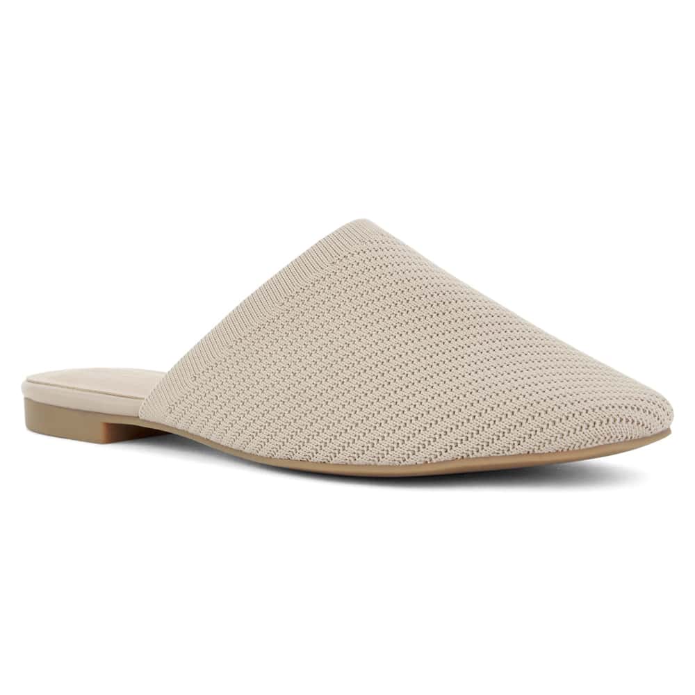 Jolly Slide in Taupe Knit