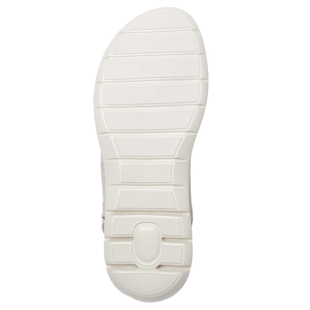 Lantern Wedge in Light Grey Diamante