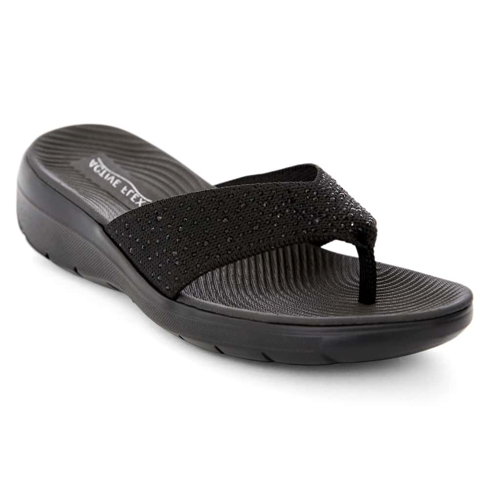 Largo Sandal in Black Diamante