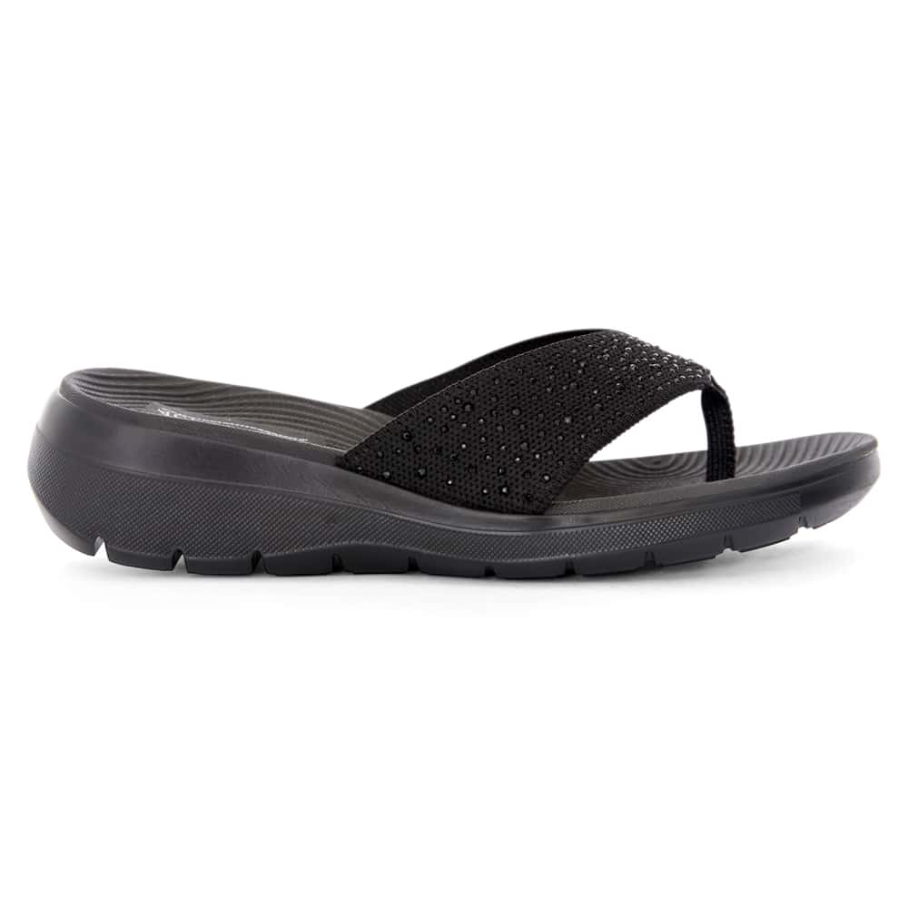 Largo Sandal in Black Diamante