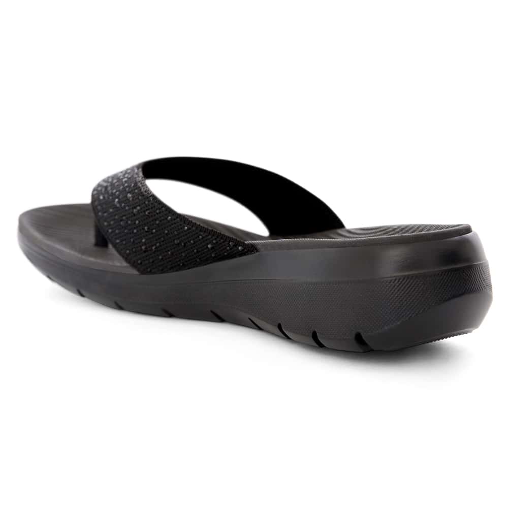 Largo Sandal in Black Diamante