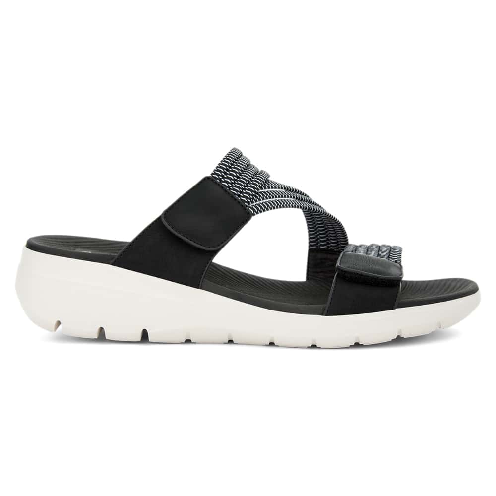 Layton Slide in Black Multi
