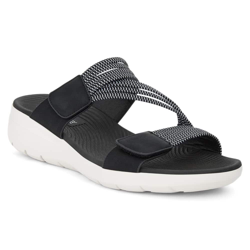 Layton Slide in Black Multi