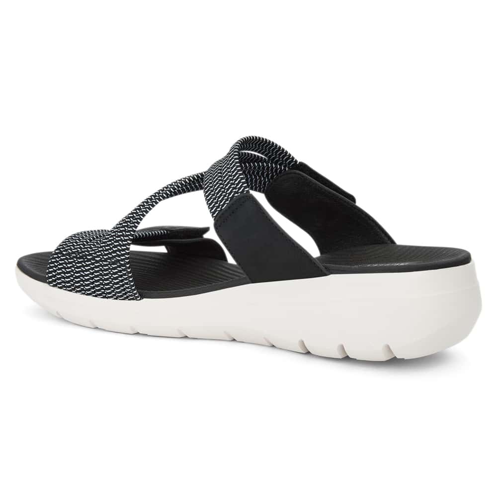 Layton Slide in Black Multi