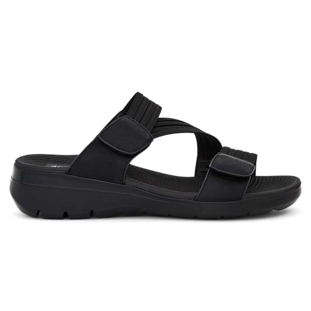 Layton Slide in Black On Black