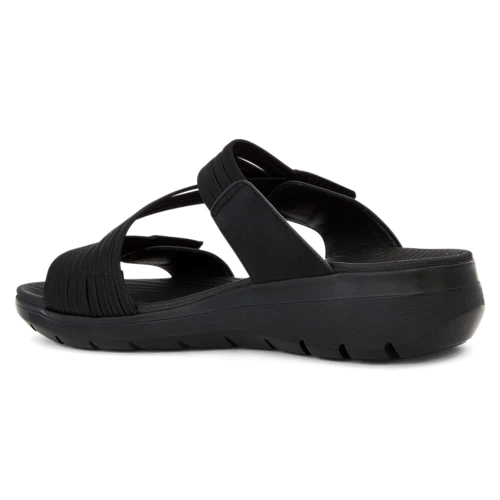 Layton Slide in Black On Black
