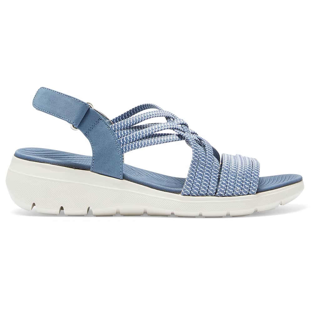 Luna Sandal in Denim Multi