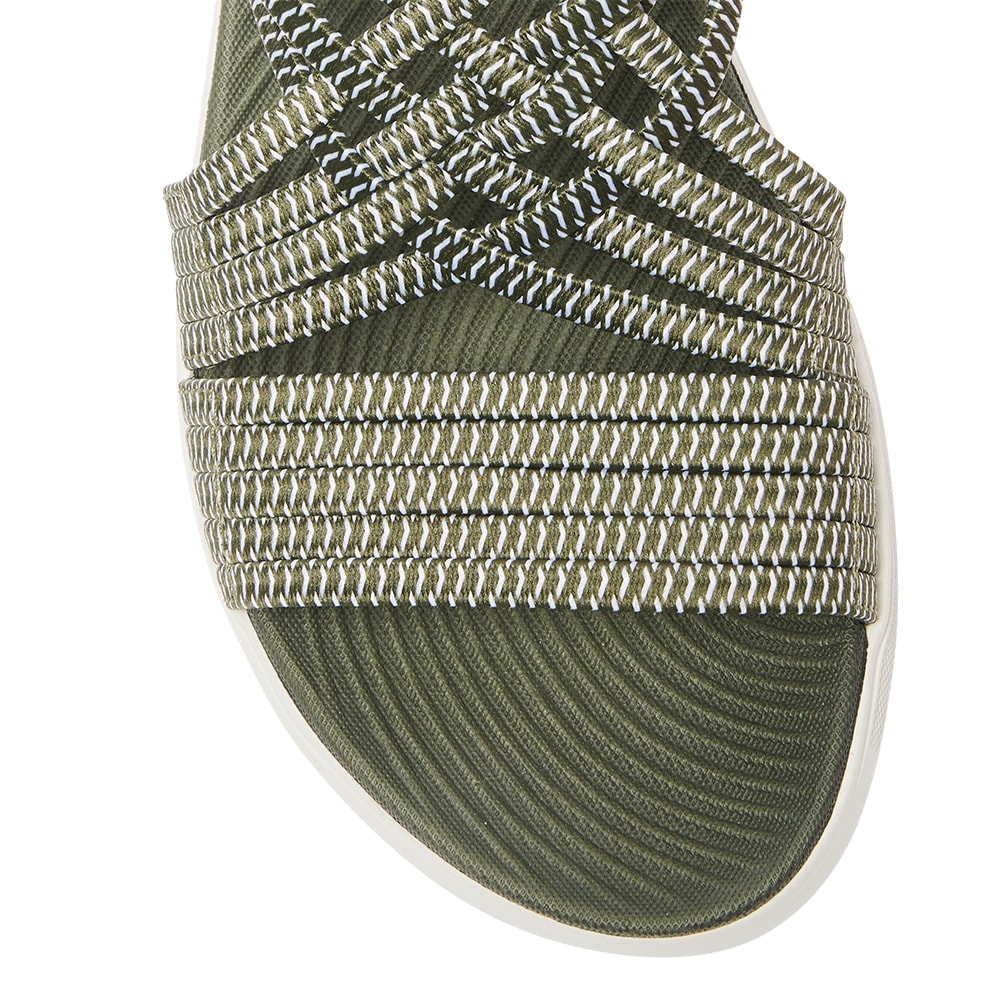 Luna Sandal in Khaki Multi