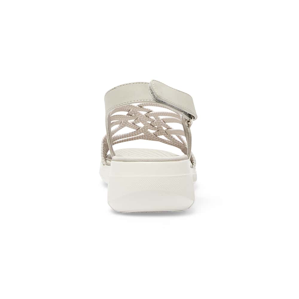 Luna Sandal in Light Grey Multi