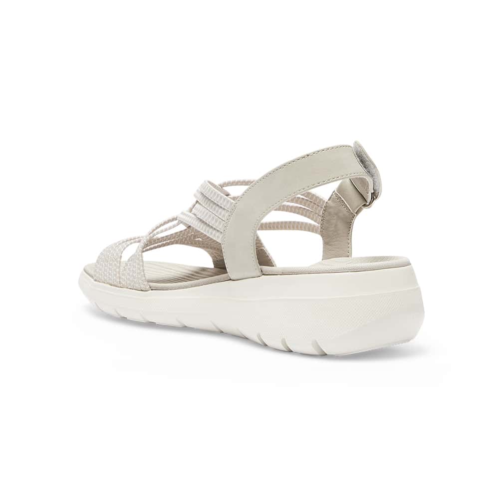 Luna Sandal in Light Grey Multi