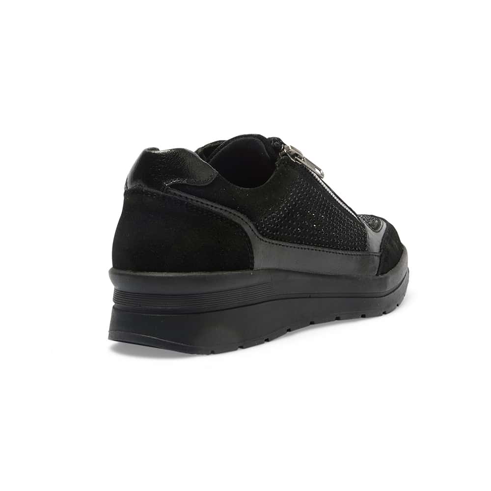 Miami Sneaker in Black Multi Leather