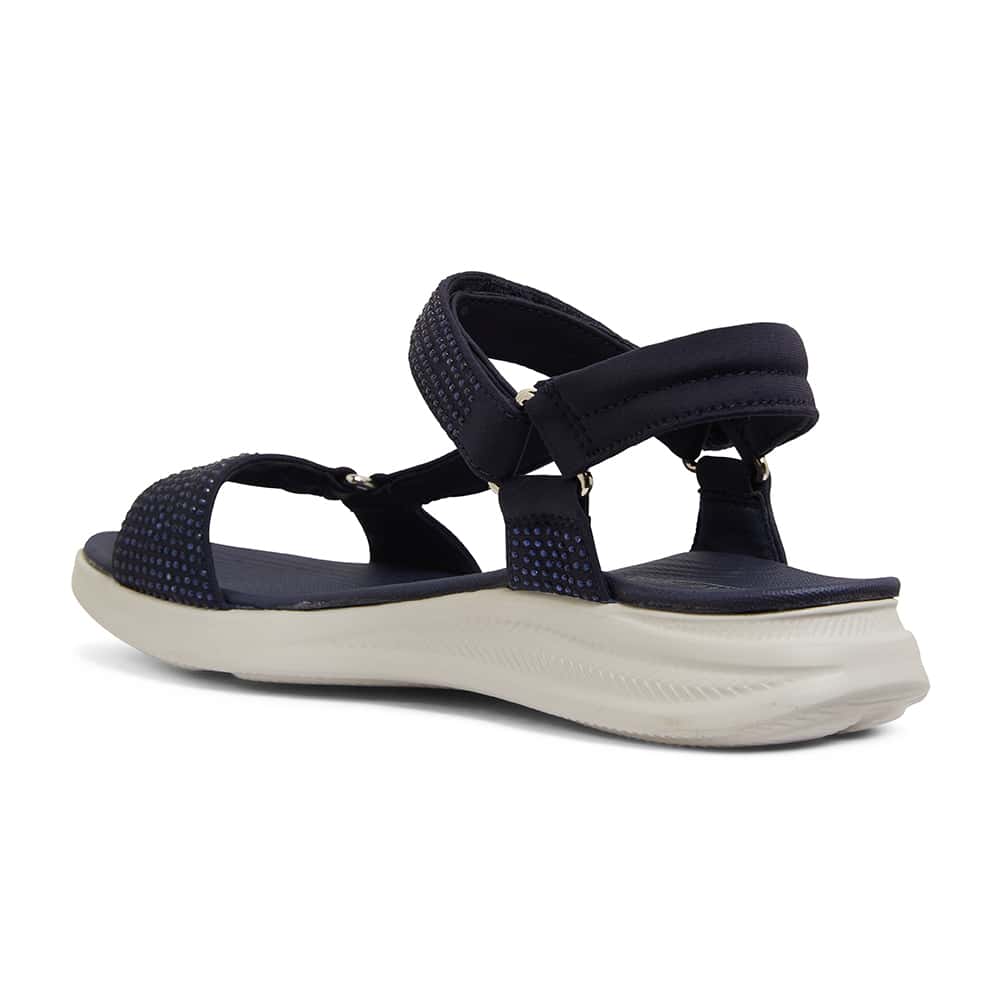 Navy diamante flip flops store