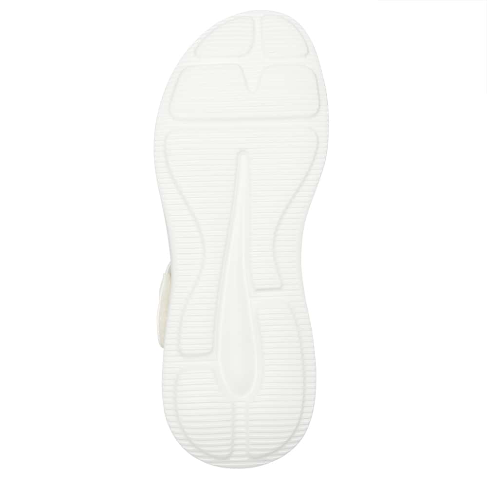 Naples Sandal in White Diamante