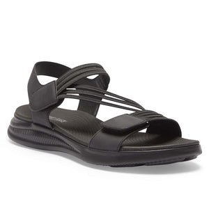 Active Flex Neon Sandal in Black On Black