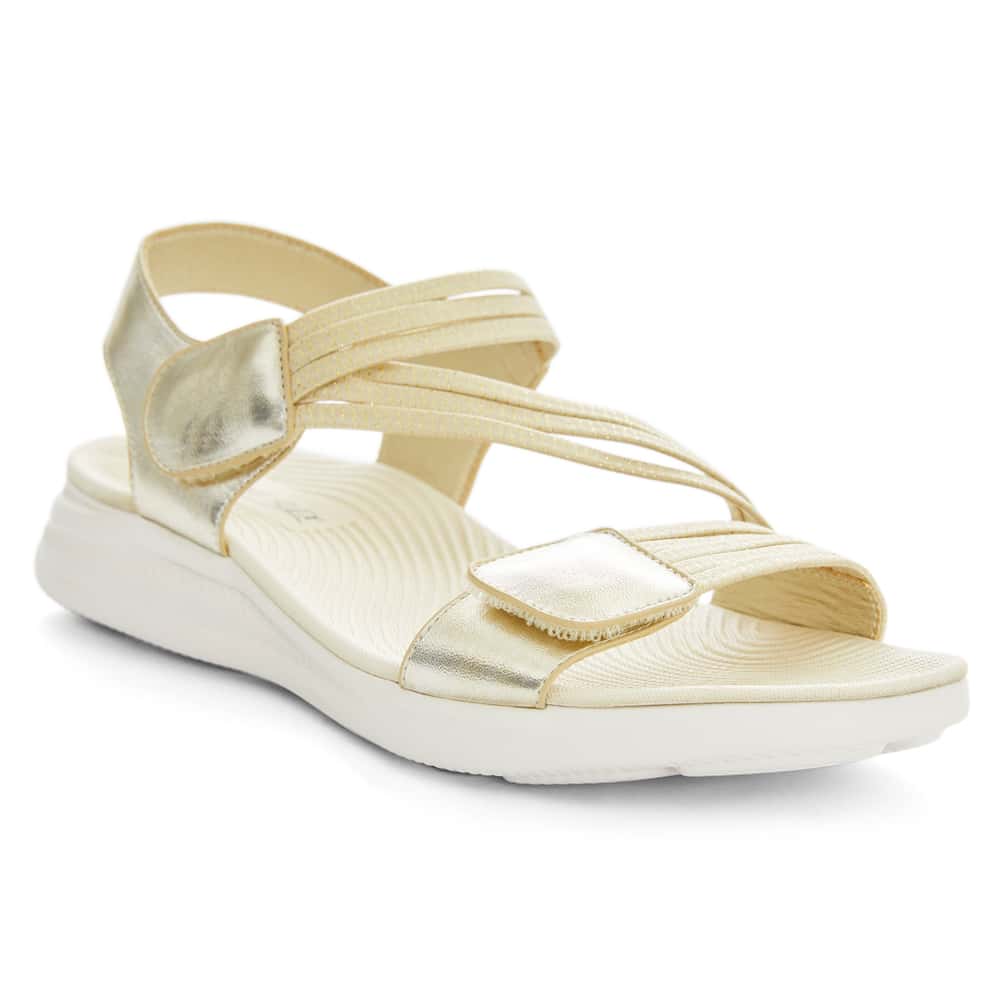 Neon Sandal in Gold Multi
