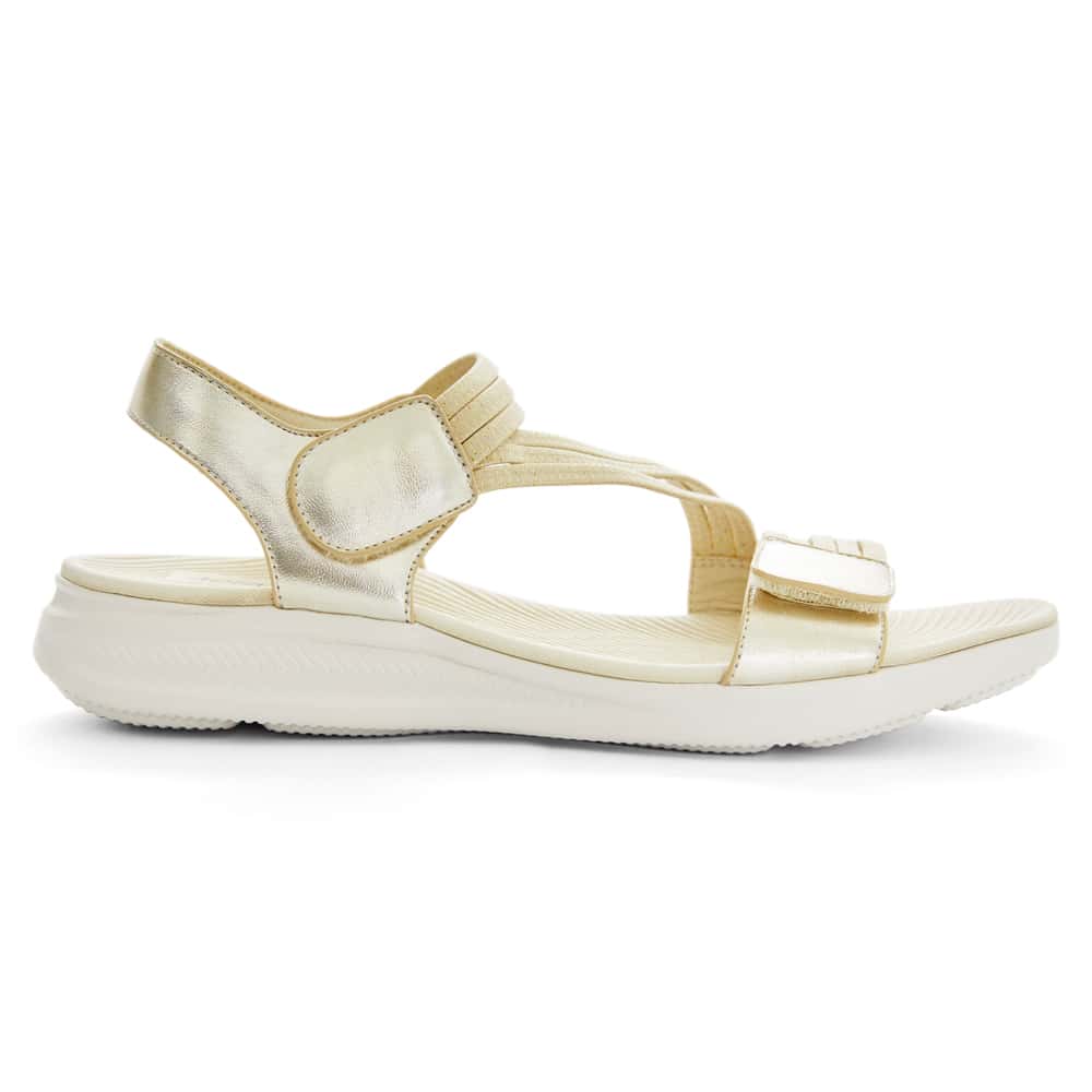 Neon Sandal in Gold Multi