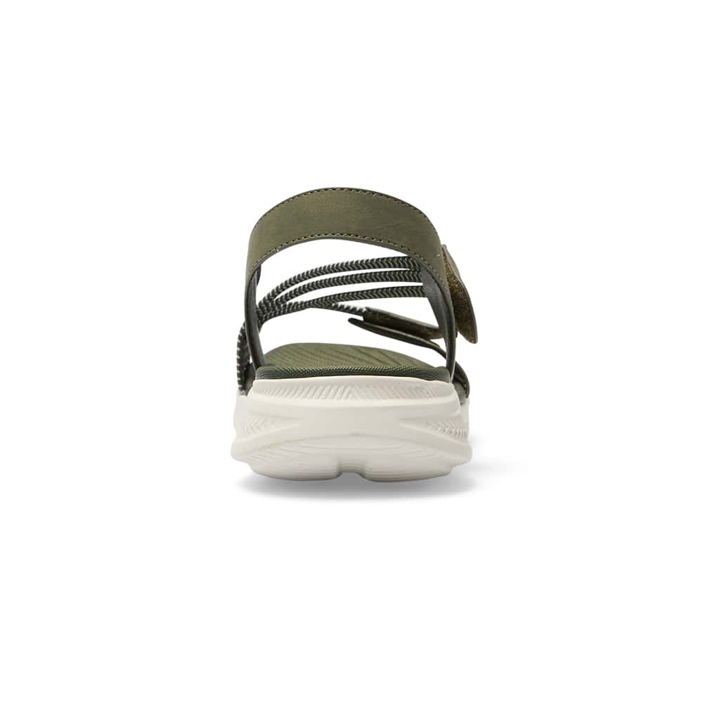 Neon Sandal in Khaki Multi