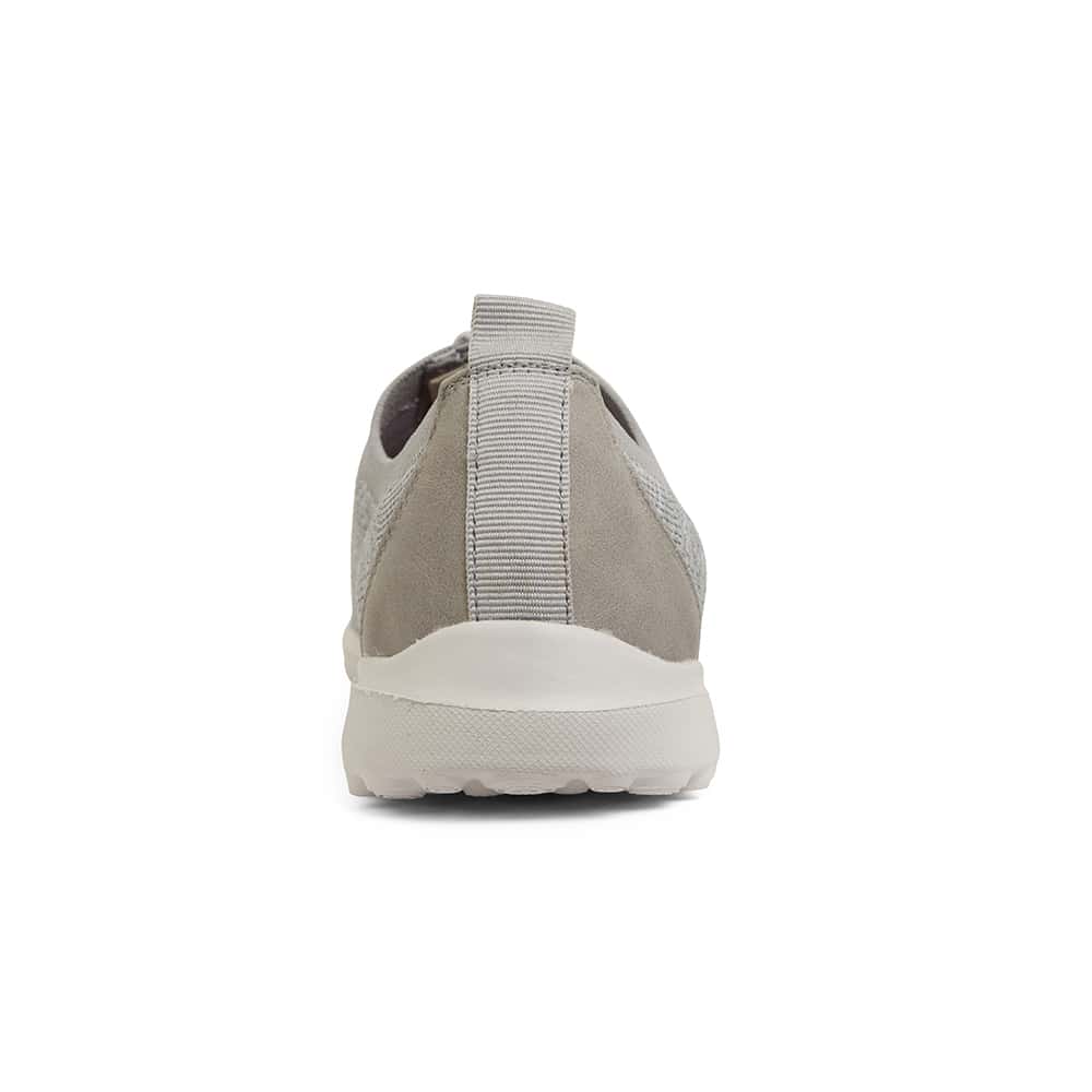 Oberon Sneaker in Light Grey Stretch